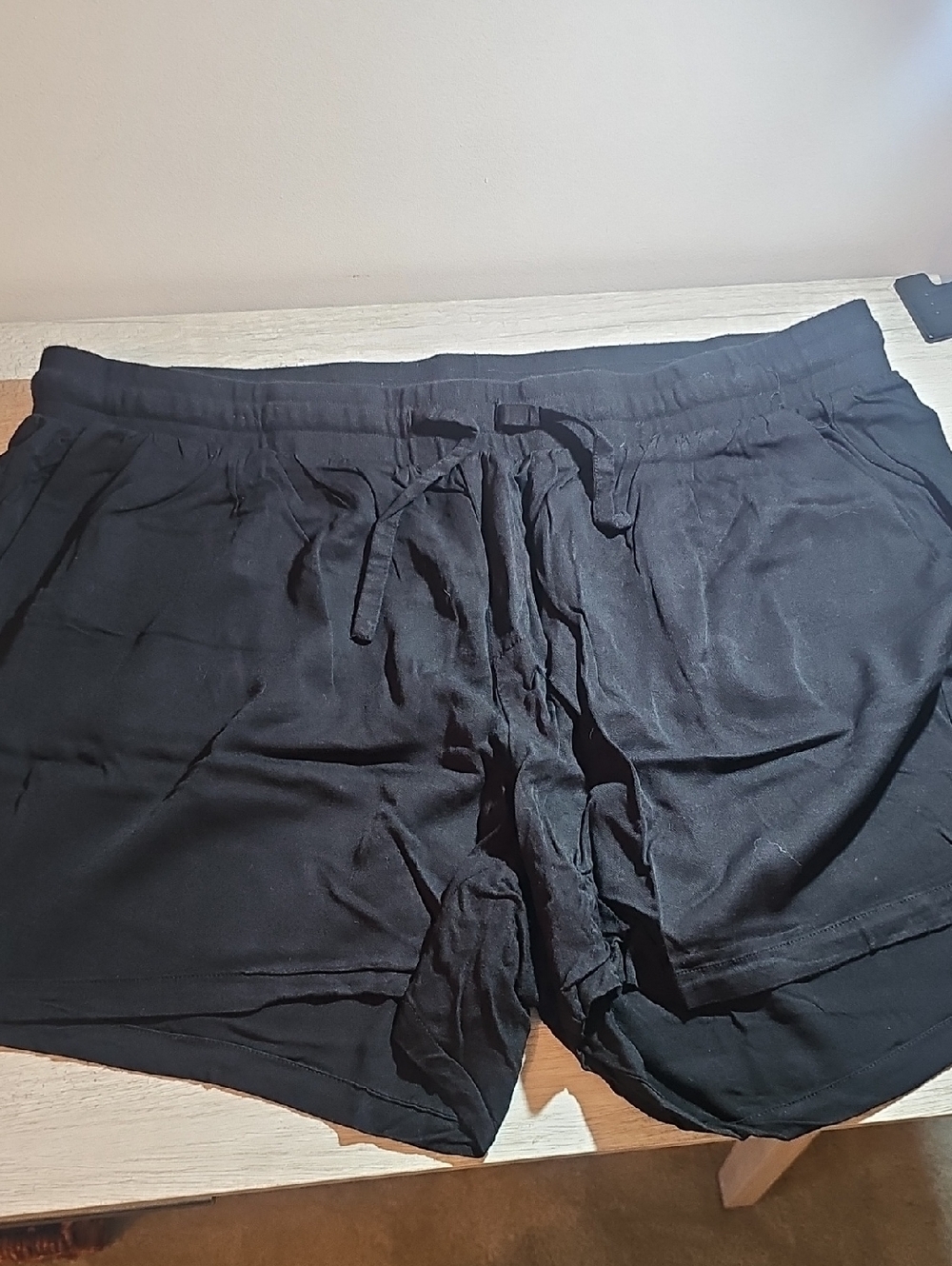torrid Black Athletic Drawstring Shorts